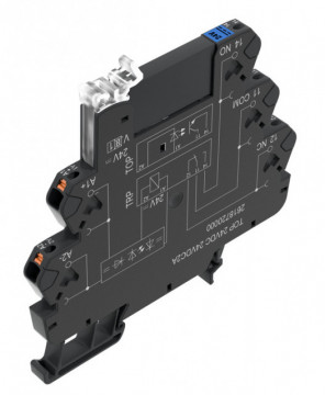 WEIDMULLER CONDUCTIONS 1 CONTACT TOP 24VDC 24VDC 2A Connexion Push en 2618720000