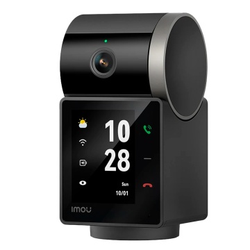 WiFi Camera Heed 5 Megapixel - Automatic Movement and Tracking - 3.6 mm / IR 20m / Screen 2.4 " - Human / Sonora / Pet Detection - Bidirectional Audio / Sirene - App Ição Life and Dahua