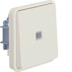 WNA003B - Cubyko - Conmutado. escalera c/Aviso, blanco HAGER Ean:3250617175036