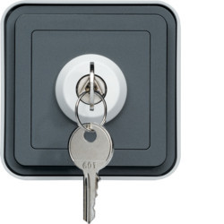 WNC036 - Cubyko S - Interrup. Clé avec 3 POS, Hager Ean Gray: 3250617170369