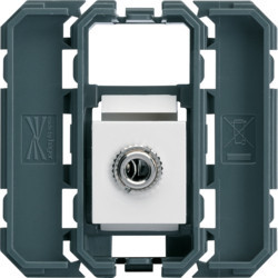 WXF622 - Prise audio de galerie, Jack 3,5 mm Hager Ean: 3250617198844