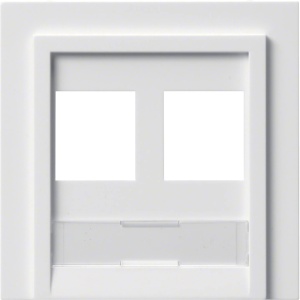 WYA450 - Espelho RJ45/altif. dupla, branco