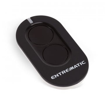 Zen2 - Emitter of 2 channels 433 MHz Rolling -Code. Black color. Configurable in AES128 mode
