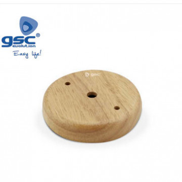 000704637 - 8433373046375 Support de plafond en bois Florão en bois