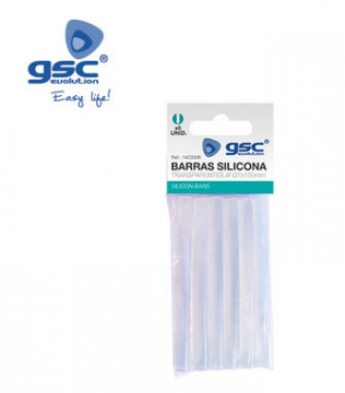001403306 - 8433373033061 6 transparent silicone bars Ø7