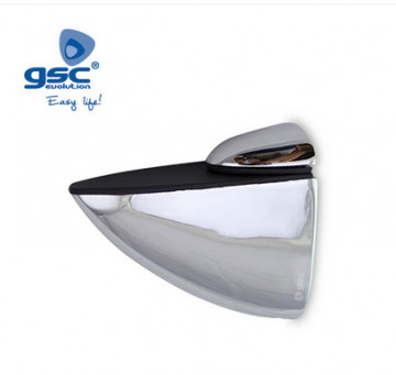 003802744 - 8433373027442O suporte de prateleira de níquel acetinado suporta espessura de 4-25 mm