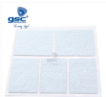 003802767 - 8433373027671 5 FELTROS Square Square 28x44mm - White