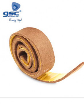 003802778 - 8433373027787 Sticker en feutre pour meubles 25 mmx1m - marron