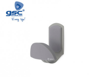 003802794 - 8433373027947Cabide inox + botão abs cromado 45x84mm