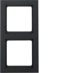 10126096 - Q.3 - quadro x2, antracite HAGER EAN:4011334385677
