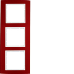 10133022 - B.3 - quadro x3, encarnado/branco HAGER EAN:4011334384793