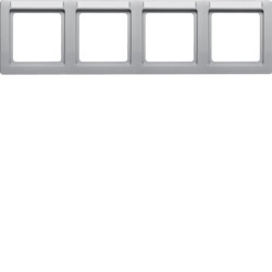 10246014 - Q.1 - Tableau X4 P. -Etiq. Horiz., Alumin Hager Ean: 4011334442820