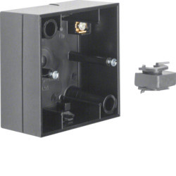 10418935 - R.3 - Surface x1 box, black Hager Ean: 4011334388234
