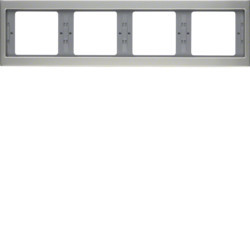 13837004 - K.5 - Table X4 Horiz., Stainless Hager Ean: 4011334282006