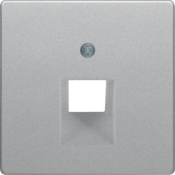 14076084 - Q.x - Mirror RJ45 Simple, Aluminum Hager EAN: 4011334443124