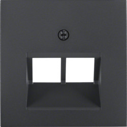 14091606 - S.1/B.X - Double RJ45 Mirror, Antrc Mate Hager Ean: 4011334222156