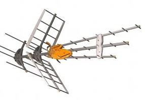 149402 Antena Terrestre Dat HD BOSS Mezcla 790 BIII/UHF (C5-12/21-60) G 8,5/16dBi BOSS Apagado, G 21/31dBi BOSS ON TELEVES