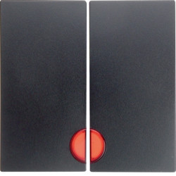 16271606 - S.1/B.X - Double key w/display, Antr Mate Hager Ean: 4011334220879