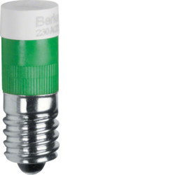 167803 - Lâmpada LED E10, verde, 230V HAGER EAN:4011334293781