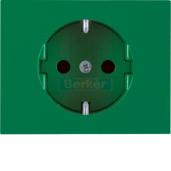 17197015 - K.1/K.5 - sphl. Schuko c/obtur., encarnado HAGER Ean:4011334488019