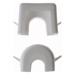 181309 - Prohibido cables/tubos, blanco HAGER Ean:4011334018513
