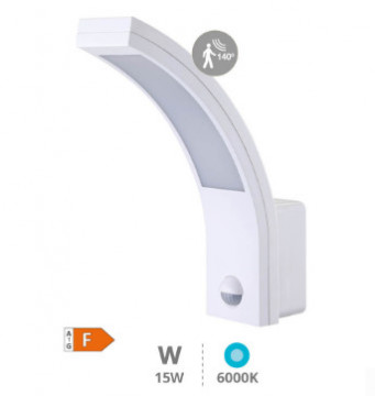 200205054 - 8433373061293Aplique LED Tegar con sensor de movimiento 15W 6000K Blanco