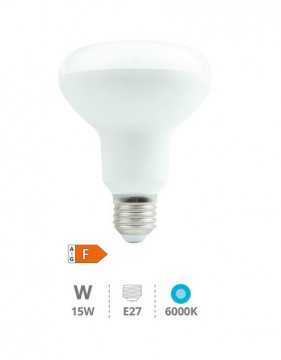 200616014 - 8433373057272 LED Reflector R90 15W E27 6000K