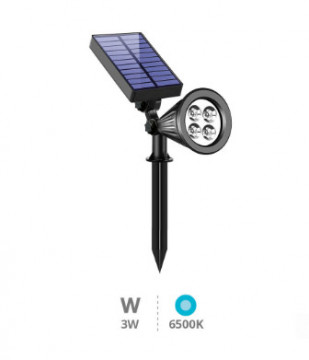 201210013 - 8433373067387Alezu Solar LED Garden Stake 6500K IP67 Adjustable
