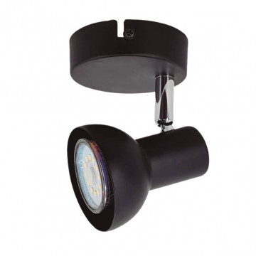 202000037 - 8433373072251Kaitola Serie GU10 Lugar de techo soltero negro