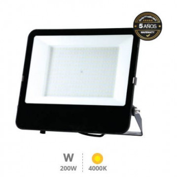 202600112 – Aluminium-LED-Projektor 200 W 4000 K IP65 Schwarz – Pro Line