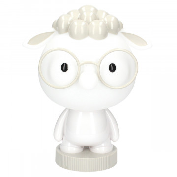 202800006 - 8433373071704Luz nocturno infantil LED Pequeño Oveja 2,5W RGB luz tiempo de día batería recargable blanco