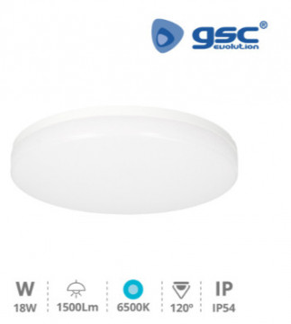 203605022 - 8433373039490Plafon LED Roma 18W 6500K IP54