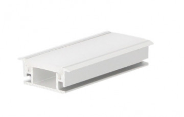 204025013 - 8433373066250Perfil de alumínio translúcido para encastrar em piso exterior 2M para fitas LED até 12mm