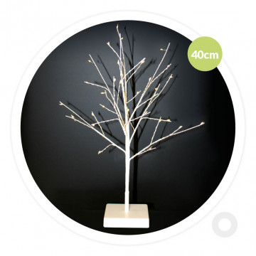 204690146 - 843373074453 decorativo LED Condado 40cm 3xAA Blanco