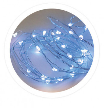 204805003 - 8433373064584 LED wire grade 1.9m 2xaa blue
