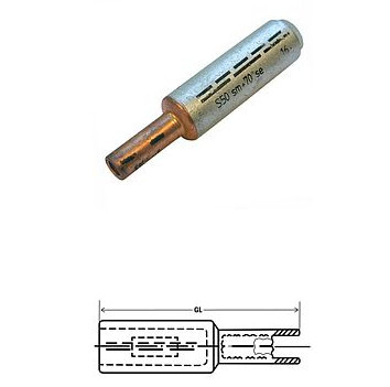 293610 - Conector de crimpagem Al-CU 70/95/50 1uni