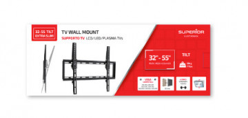 32-55 Tilt Extra Slim -Support TV -Superior