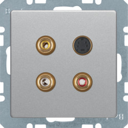 3315326084 - Q.x - salida 3xRCA+S-video, aluminio HAGER Ean:4011334443742
