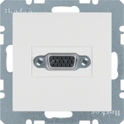 3315418989 - S.1/B.x - salida VGA Párrico., blanco HAGER Ean:4011334341772