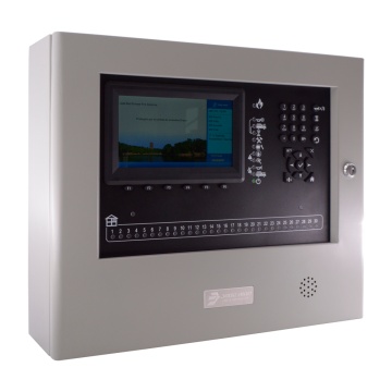 4 -Tités Jade Bird Analog Center - jusqu'à 8 connexions avec JBE -P2L2-2LP et JBE -EXP - jusqu'à 200 périphériques de liaison - USB pour la programmation et la mise à jour des données - 7 ”Color LCD Affichage - Certificats EN54-2, EN54-4