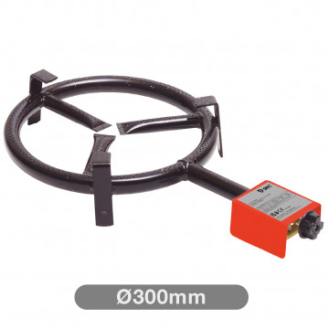 401025009 - 8433373073722Queimador a gás Ø300mm para panelas de paella de Ø360mm a Ø420mm