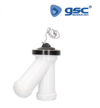 404035000 - 8433373057920E válvula lavatório compacta - saída para bidé Ø40mm e junta redutora cónica Ø32mm