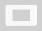 41916 TBR Miroir 3 Mód P / Fixation ARO 3 White Mobine 5603011611484