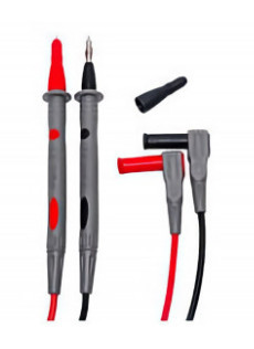 4324-2 - HA000765 2 90 ° Banana Professional Test Tips (rouge / noir)