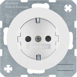 47232089 - R.1/R.3 - Schuko c/ córneo., blanco HAGER Ean:4011334366874