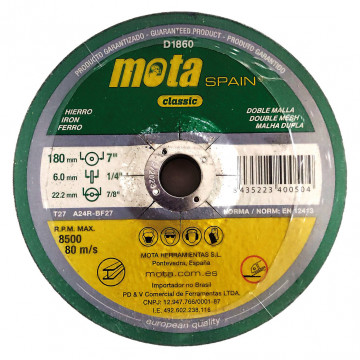 502002004 - 8435223400504 pack de 5 disques routiers 180x6x22.23 mm