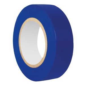 502025003- Fita isoladora elétrica PVC 20M Azul - 10u retrátil