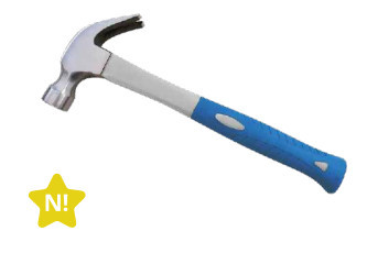 502060004 - 8433373067790Martelo de cofragem com cabo de fibra de vidro 450gr