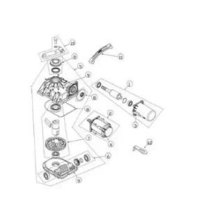 6CB6M - Motor completo para CUBIC6-6V