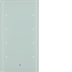75144830 – TS-Sensor – x4-Taste mit BCU, weißes Glas HAGER EAN:4011334383925